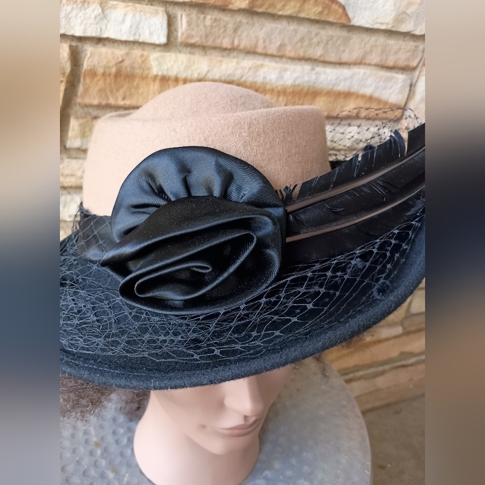 Vintage Michael Howard Mr Charles 100% Wool Ladies Hat - Picture 5 of 12